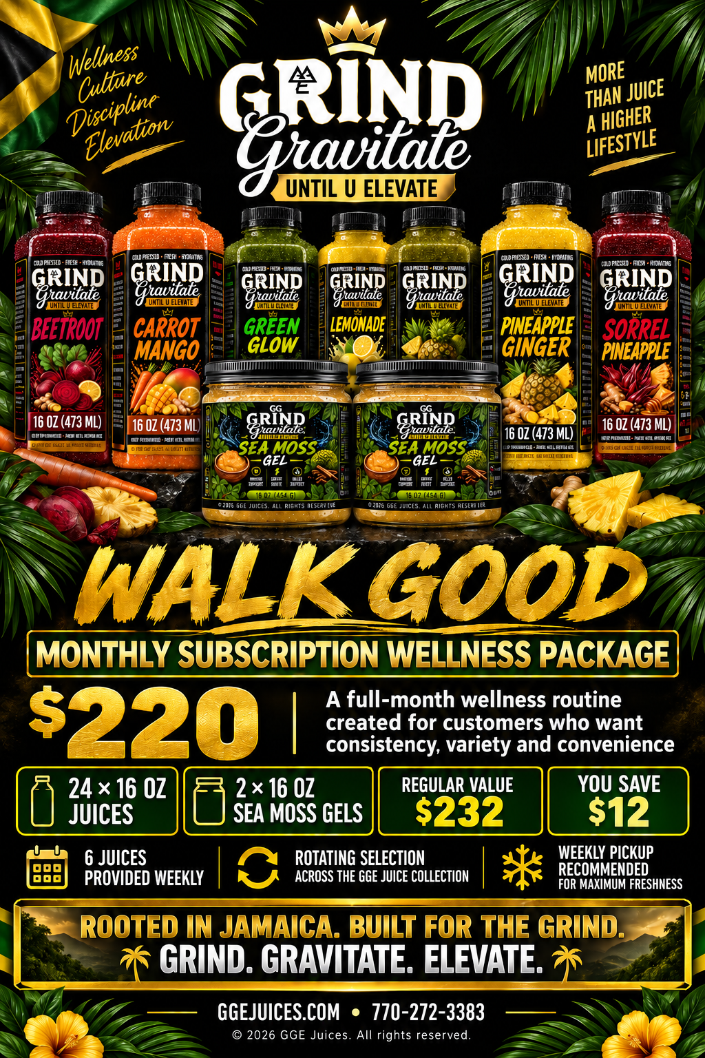 Walk Good monthly wellness package